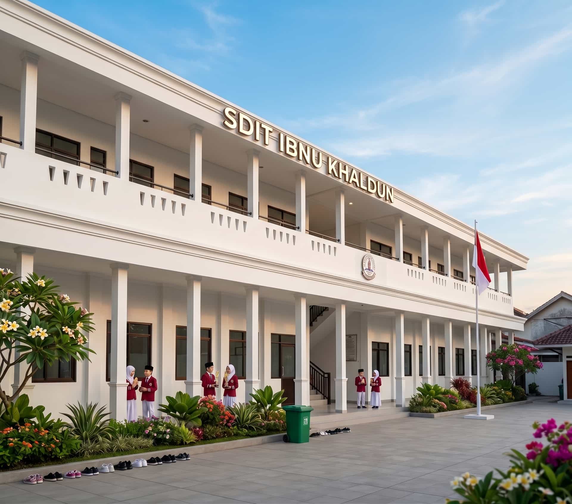 Latar Gedung SDIT Ibnu Khaldun